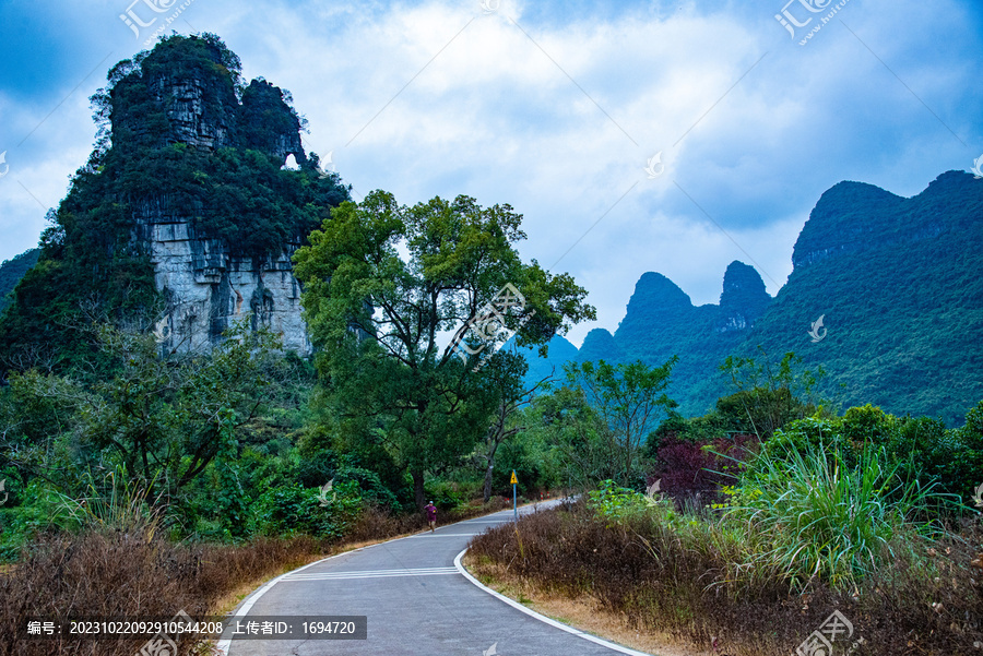 广西乡道风景