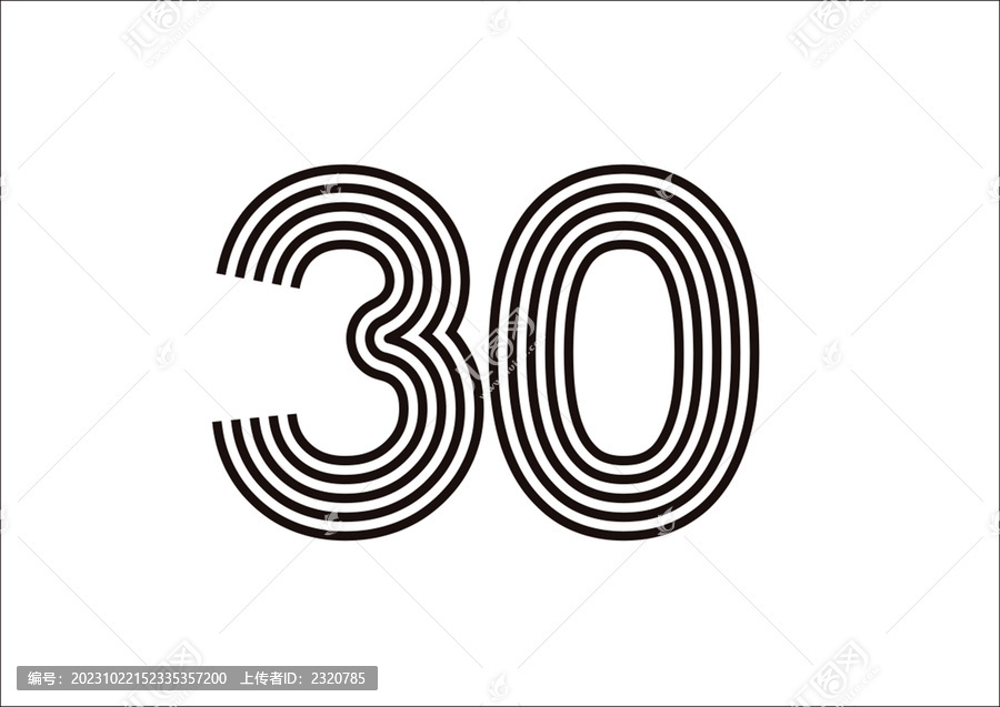 30字體設(shè)計(jì)