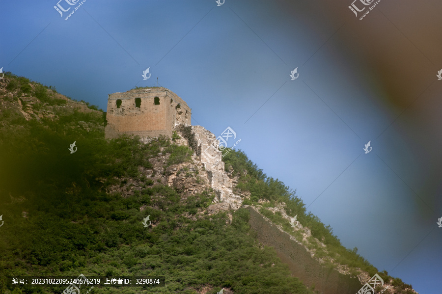 春天古北口长城风景图