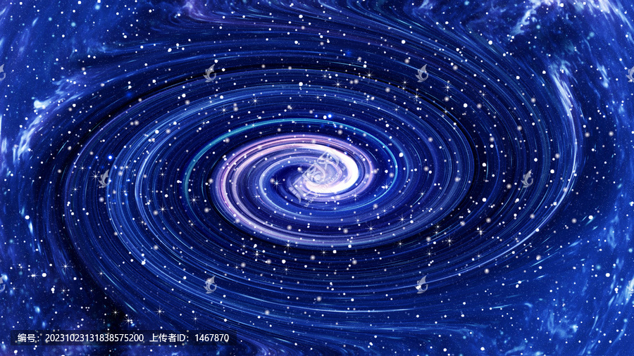 星空漩渦背景裝飾畫