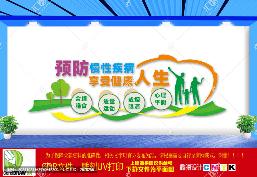 預(yù)防慢性疾病文化墻