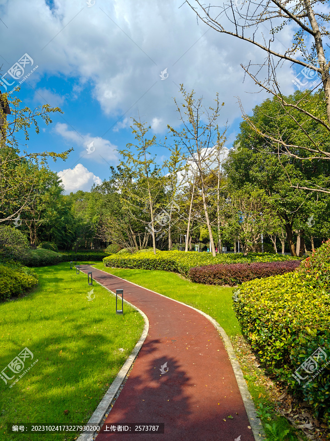 城市住宅区绿化步道