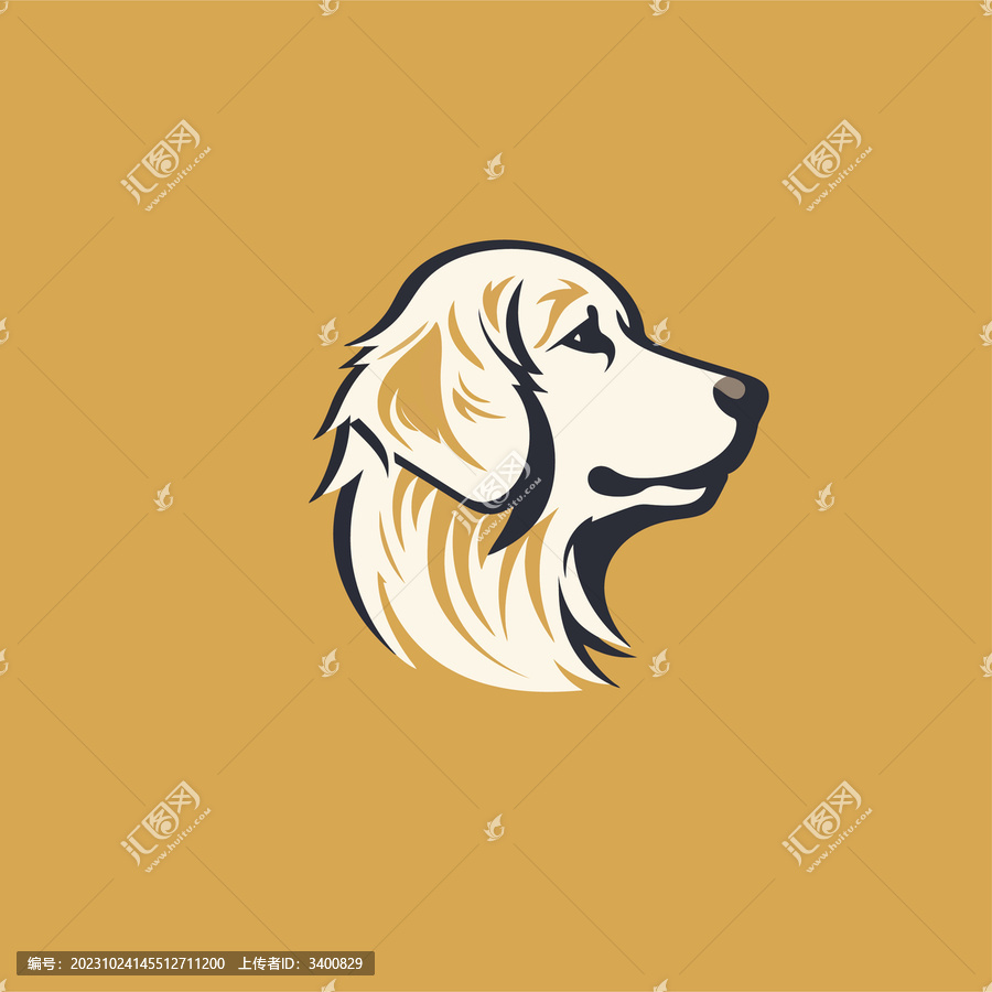 金毛犬logo