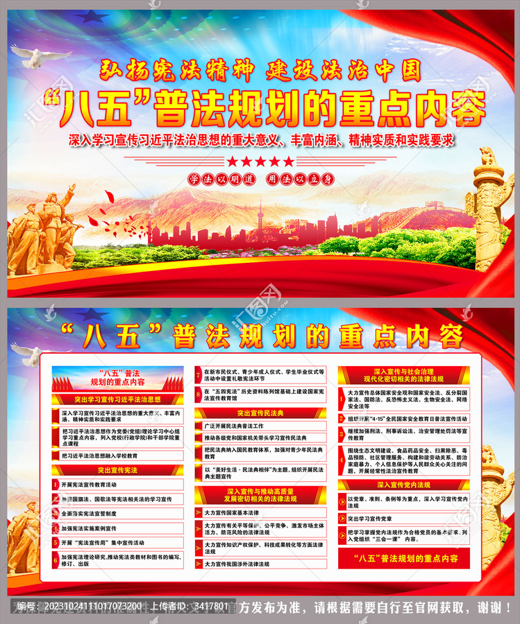八五普法規(guī)劃的重點內(nèi)容