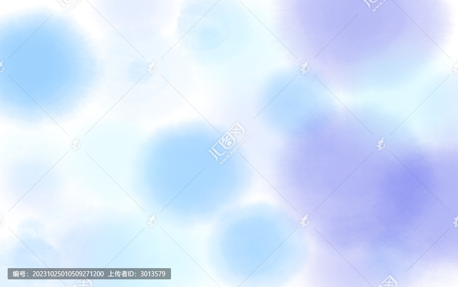 水彩筆刷水墨浸潤背景藍(lán)紫色