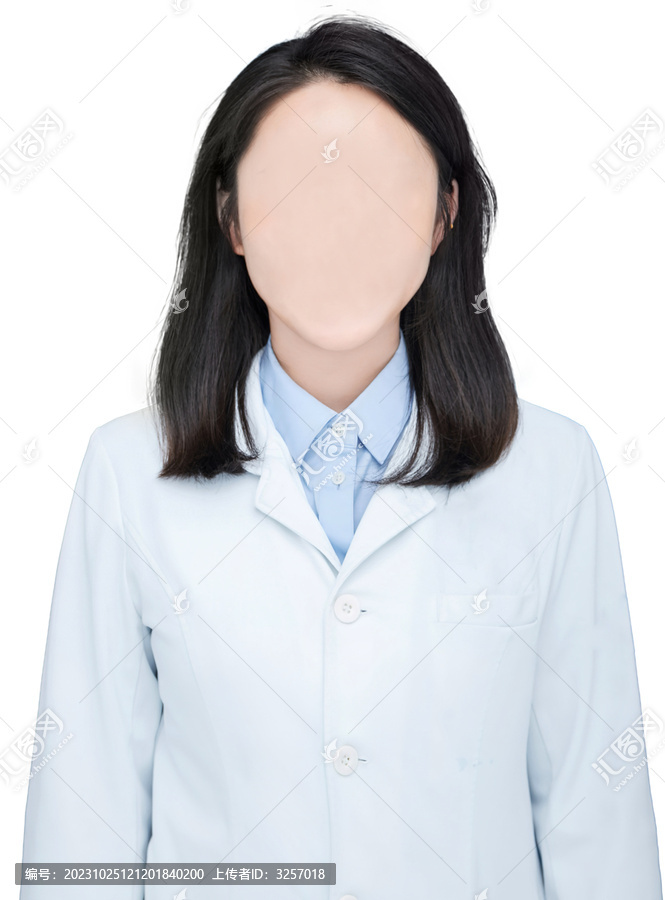 女士白大掛素材