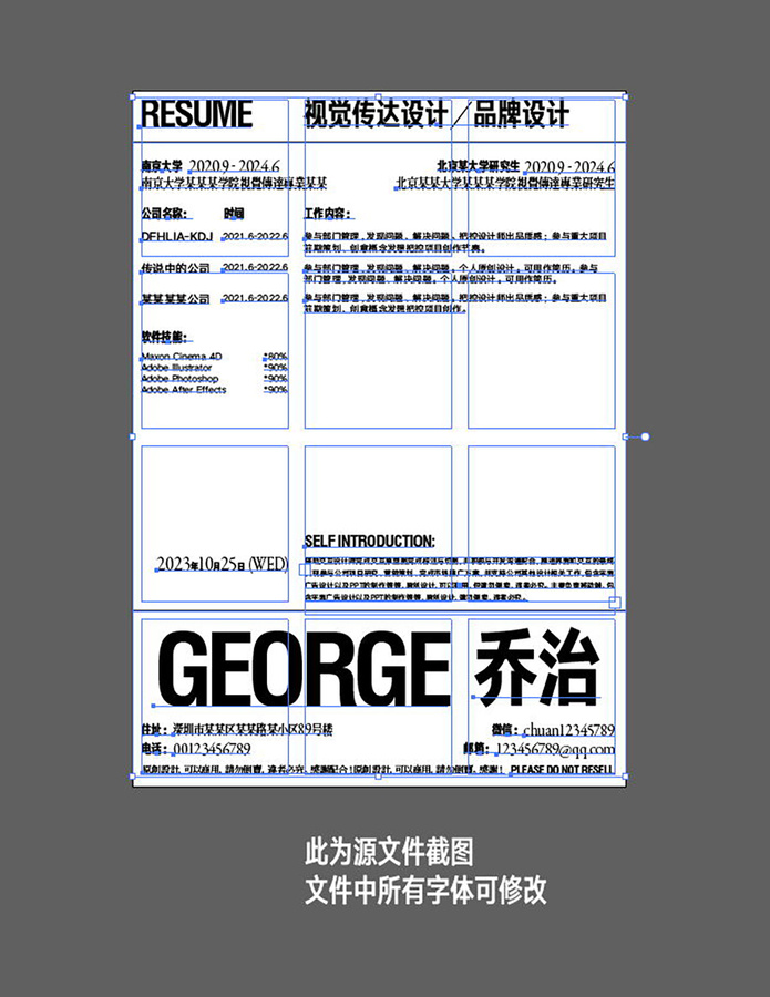設(shè)計(jì)師個(gè)人簡(jiǎn)歷模版