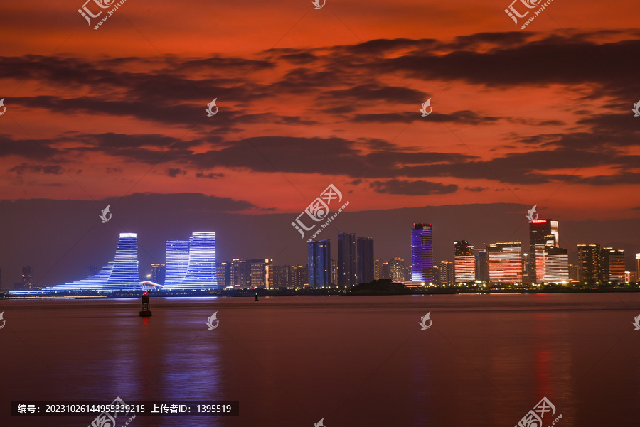 厦门海湾夜景