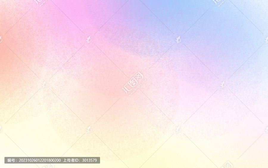 水彩暈染透明空氣感彩虹色背景