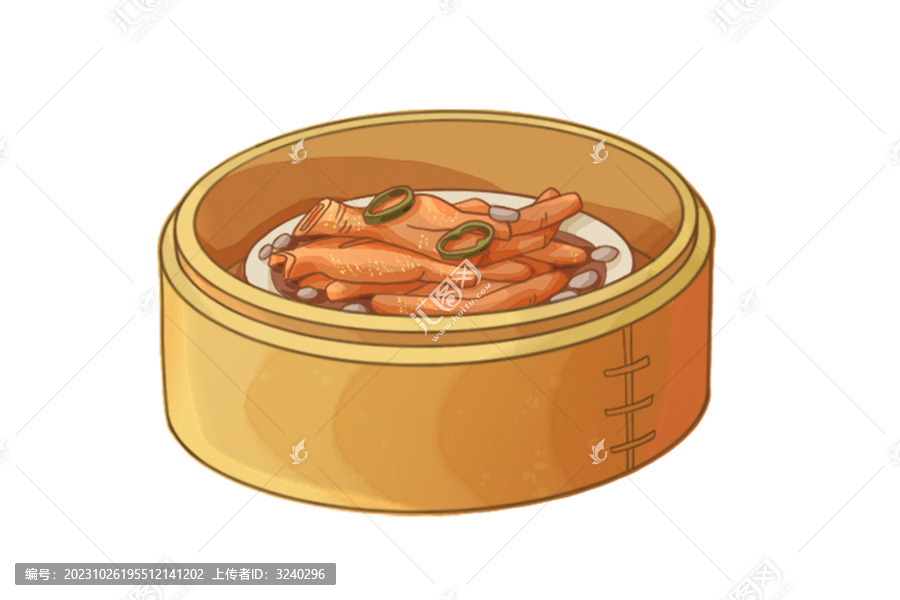 蒸鳳爪免摳素材