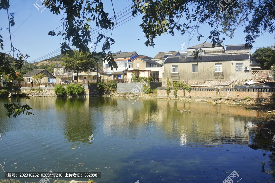 乡村民居生活场景