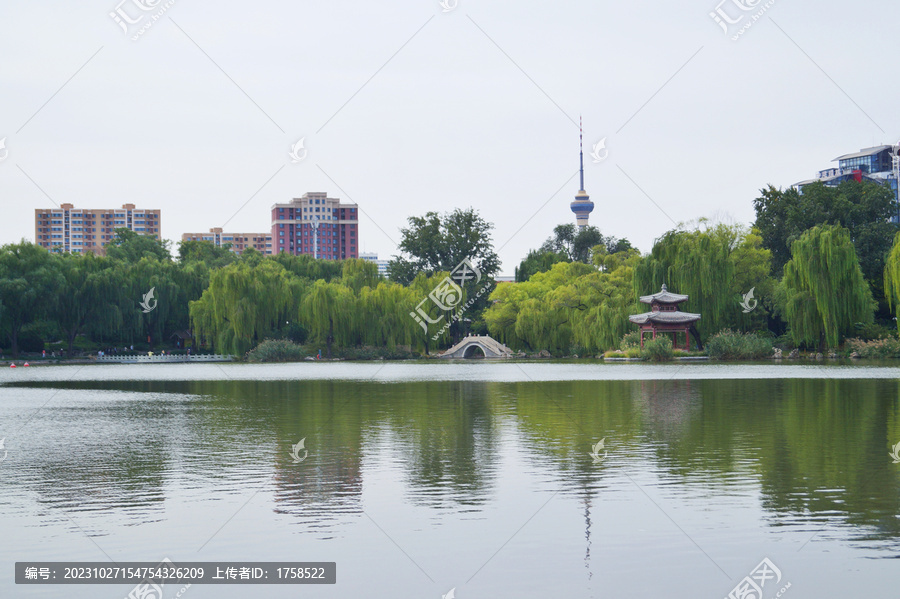 湖景