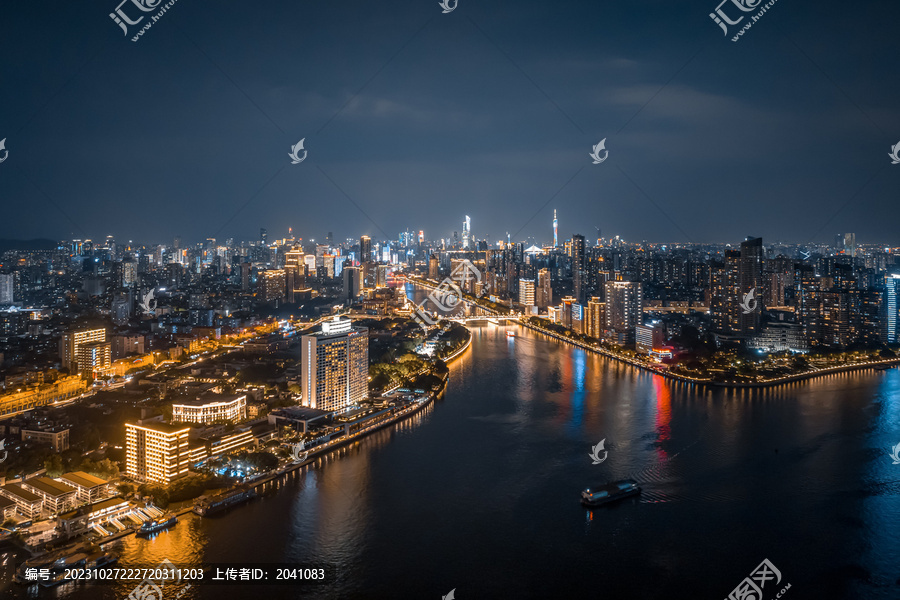 广州白鹅潭夜景