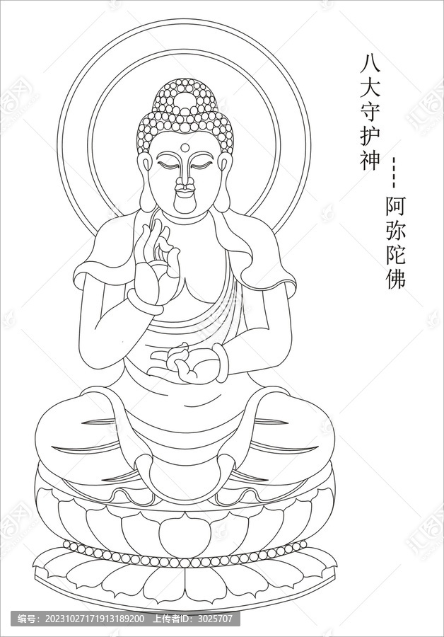 八大守護神之阿彌陀佛