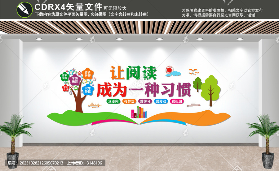 讀書文化墻