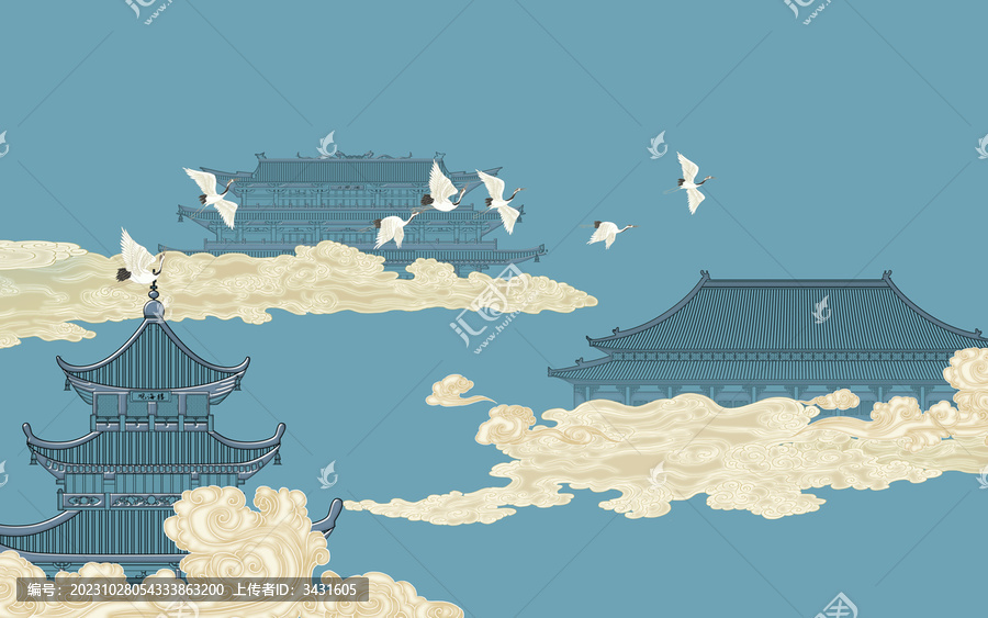 中式背景圖