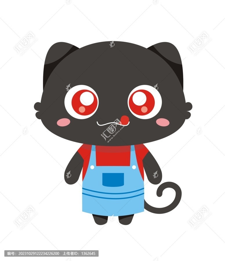 卡通可愛小貓