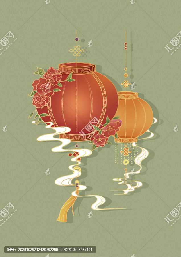國風(fēng)節(jié)日燈籠