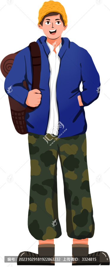 登山徒步的人