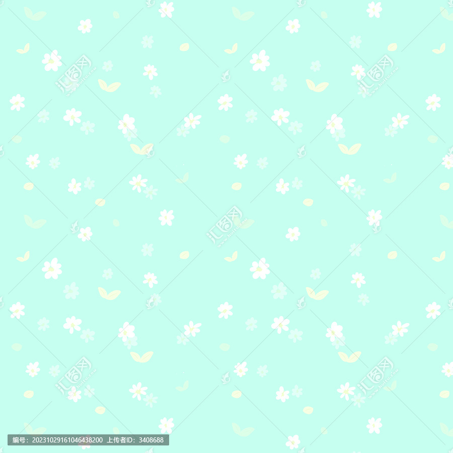藍底碎花