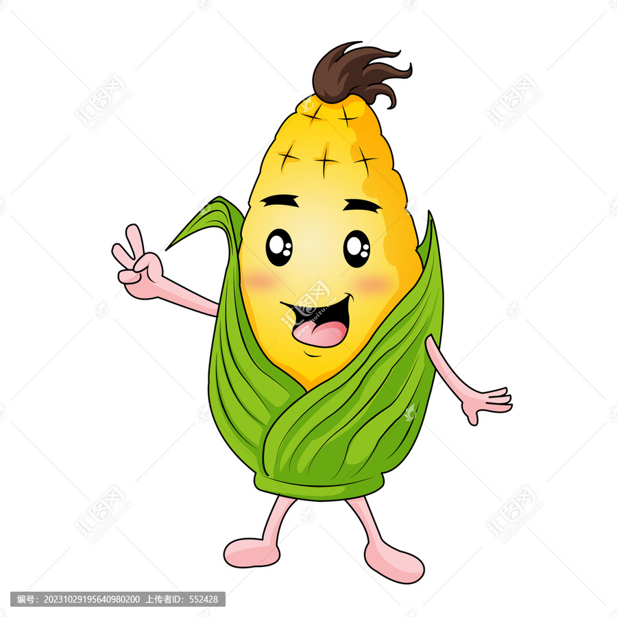 玉米小子卡通