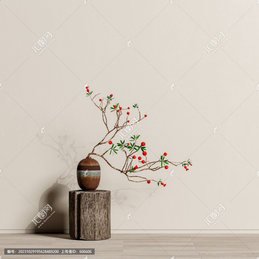 禪意裝飾墻布壁畫背景場景圖