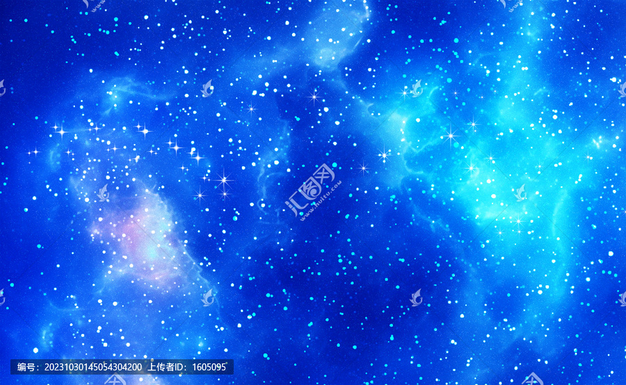 藍(lán)色星空背景圖