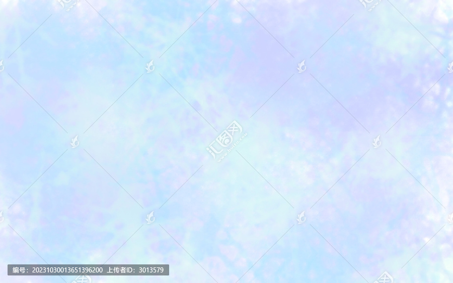 水彩暈染涂鴉宣紙紋理藍色背景