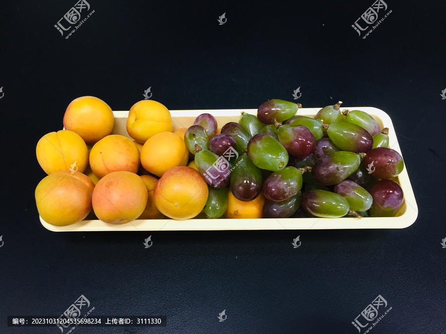杏子果切圖