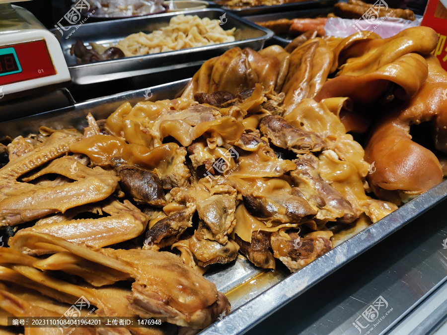 快餐烧卤烧鸭鸭脖猪头肉熟食店