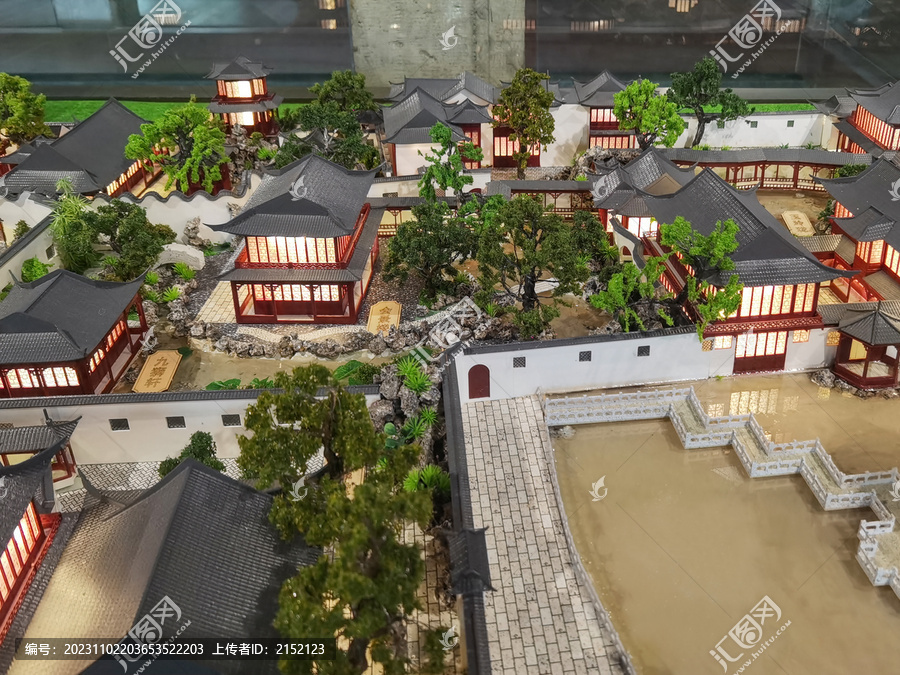上海豫园模型