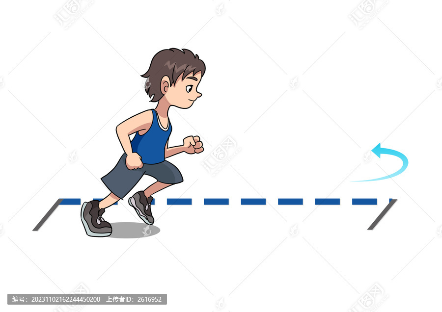 跑步運(yùn)動(dòng)十米折返跑