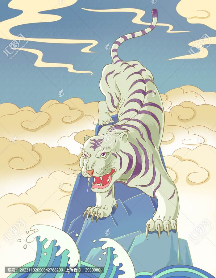四大神獸白虎