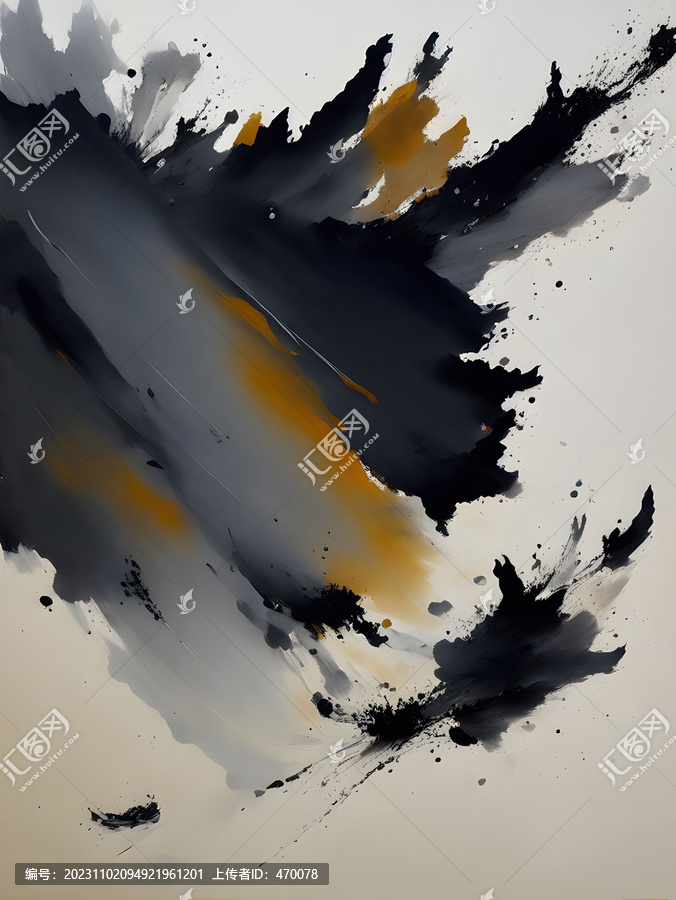 水墨簡(jiǎn)約無(wú)框畫