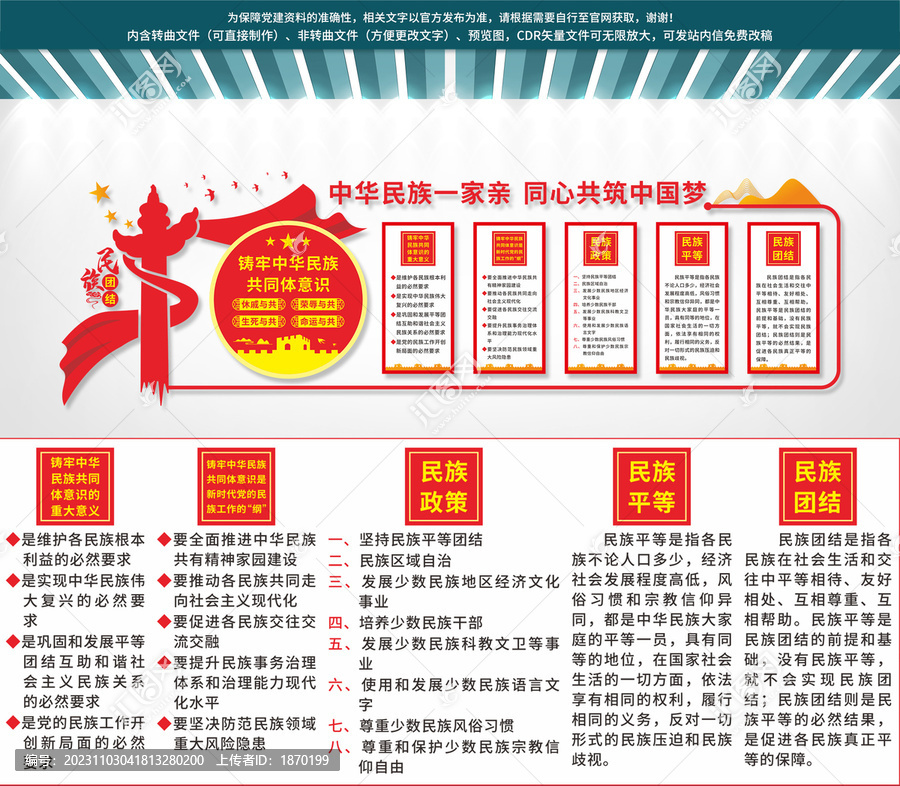 民族團(tuán)結(jié)文化墻