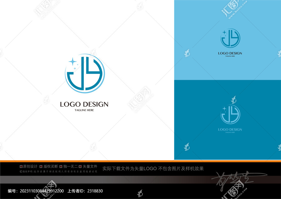 YJ字母LOG