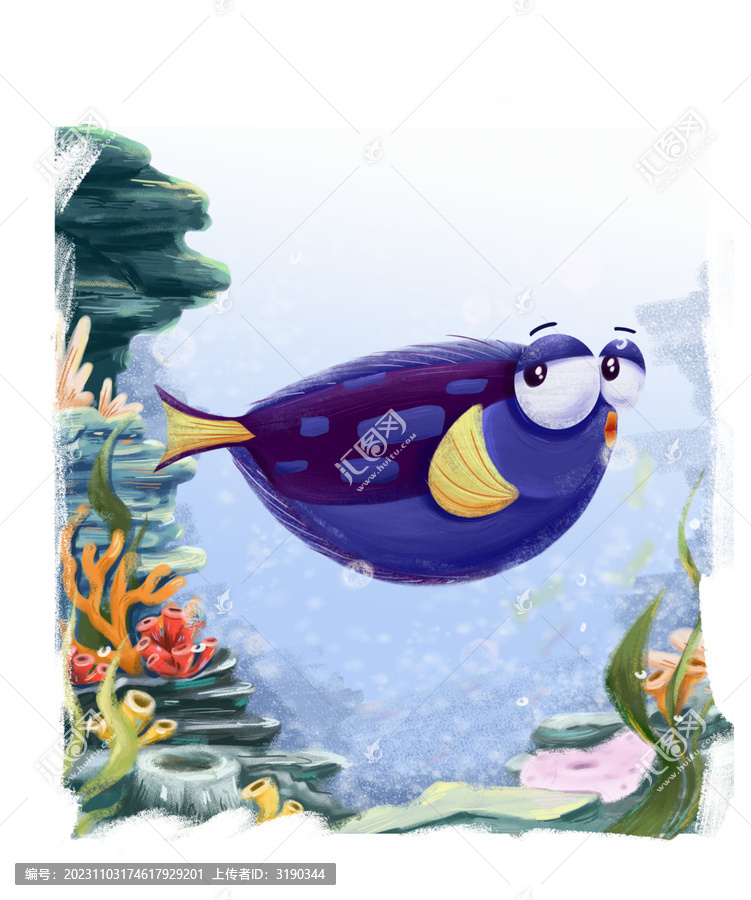 海底世界魚海洋環(huán)保動(dòng)物背景
