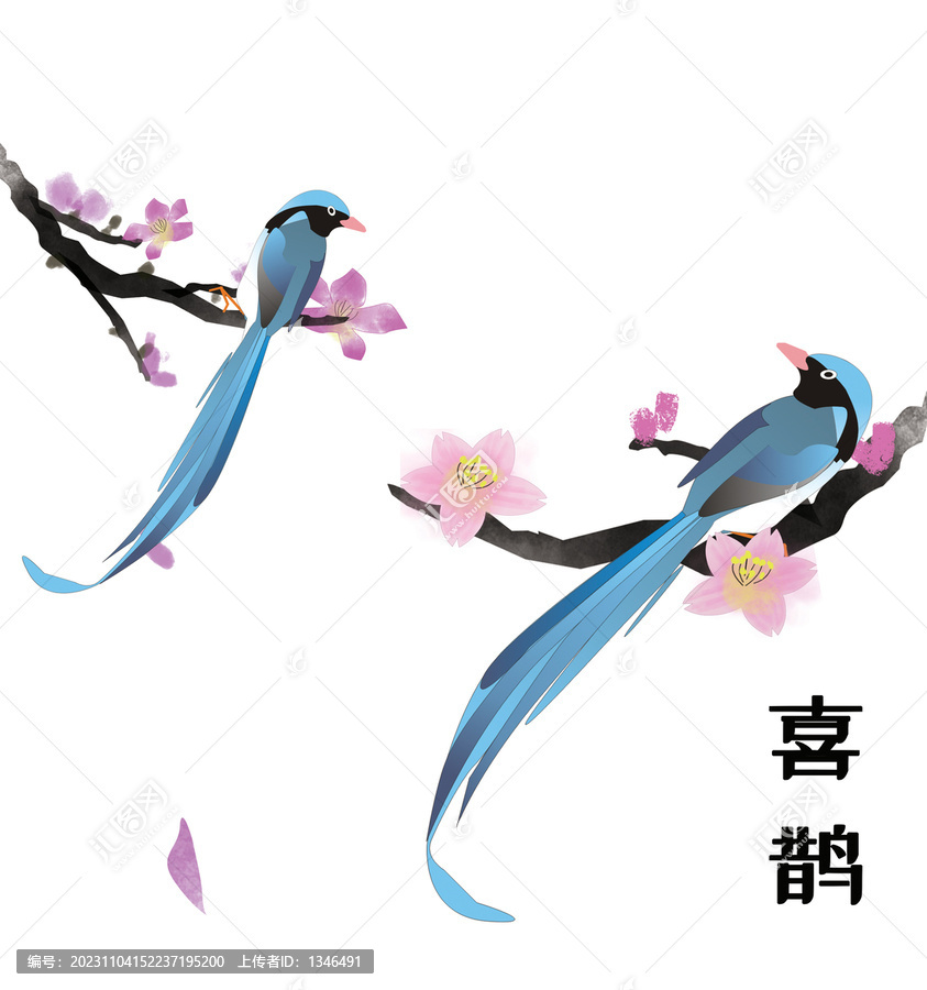 喜鵲免摳RGB和CMYK模式