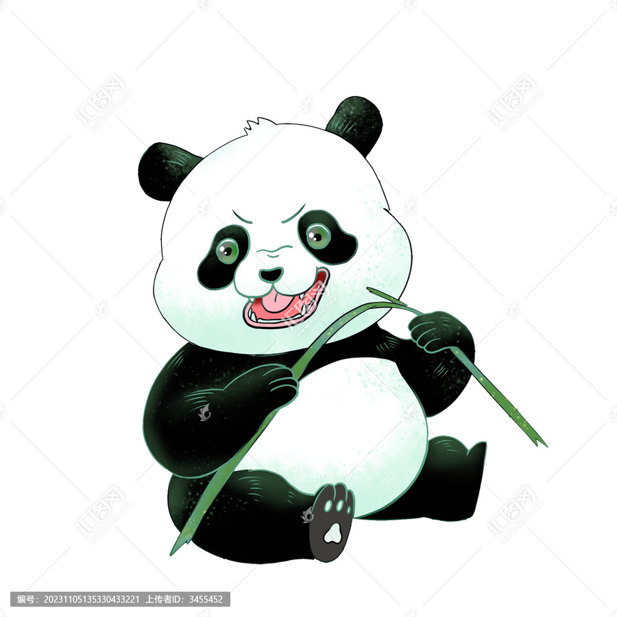 生氣熊貓