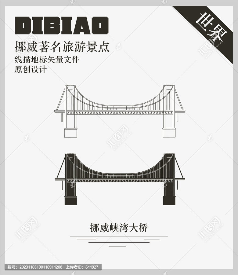 挪威峽灣大橋