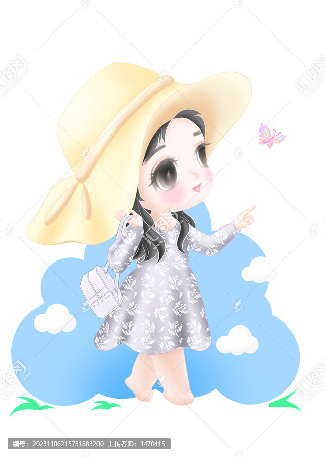 卡通女孩