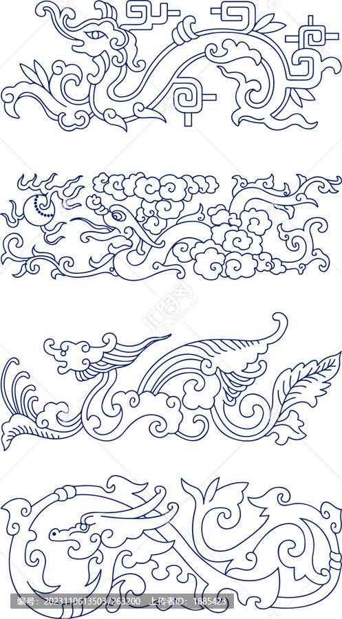 傳統(tǒng)吉祥圖案龍紋