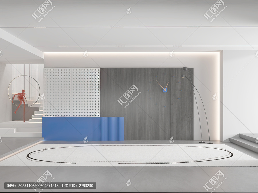 現(xiàn)代客廳墻布壁畫背景場景圖