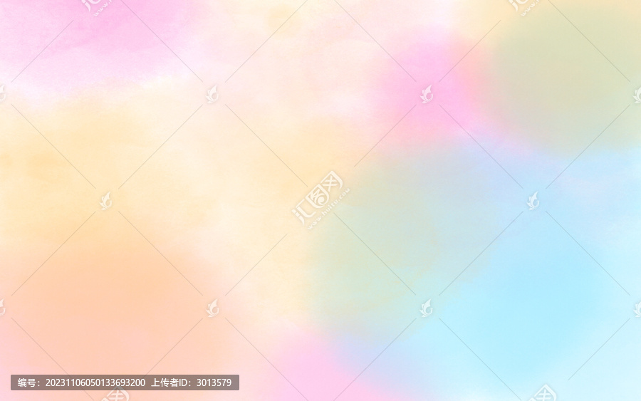水彩筆刷暈染浸潤彌散彩色背景
