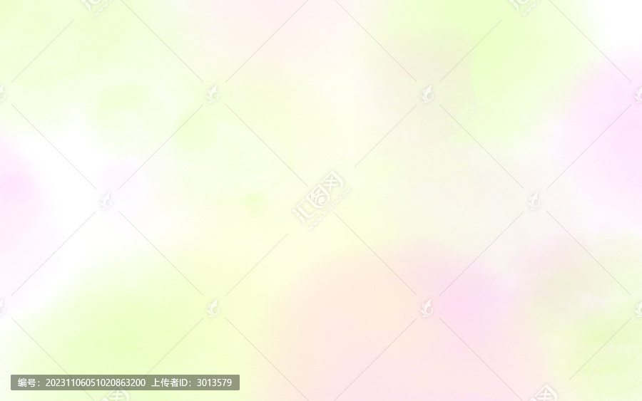 水彩筆刷暈染涂鴉彌散綠色背景