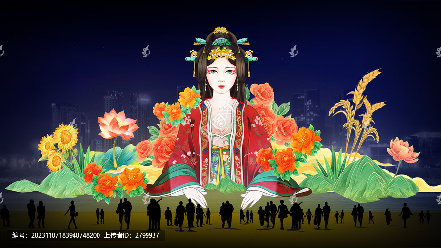 大漢盛世主題燈組