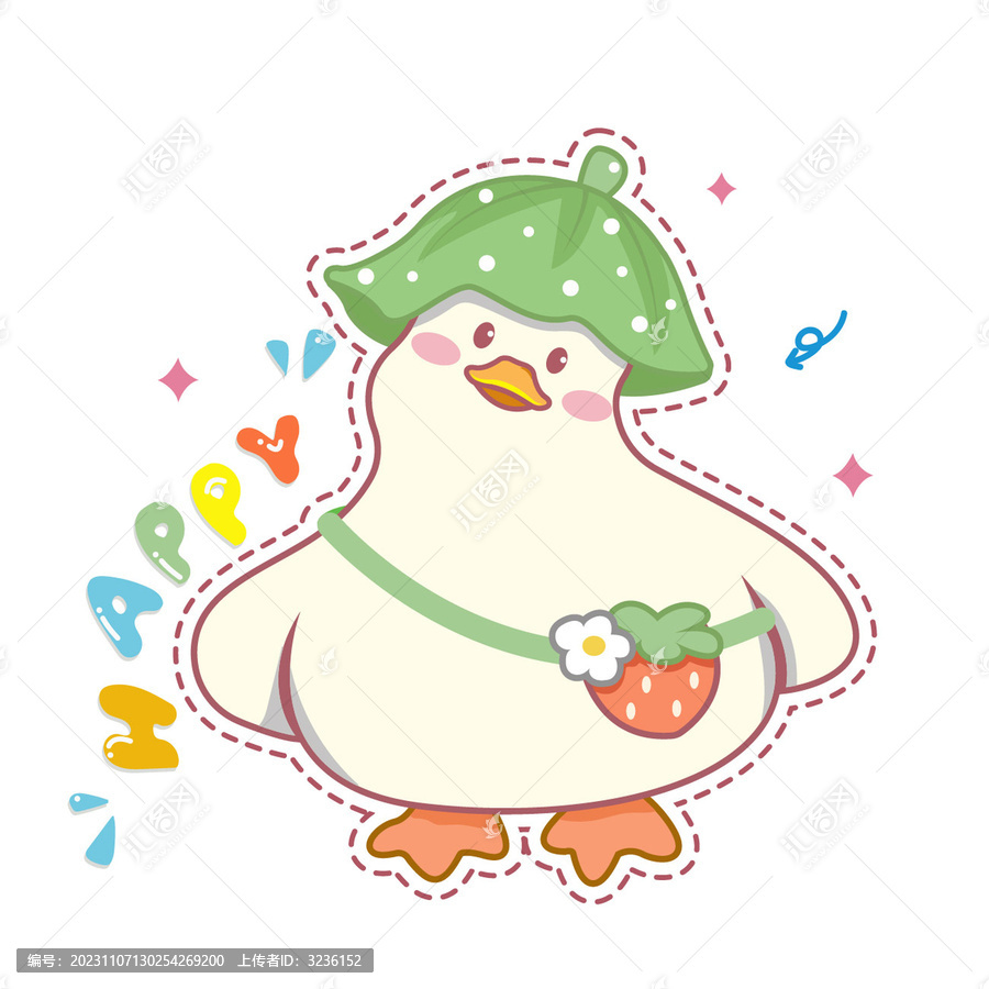 卡通小鴨子