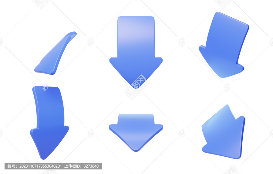 電商方向低價折扣大促標簽3D