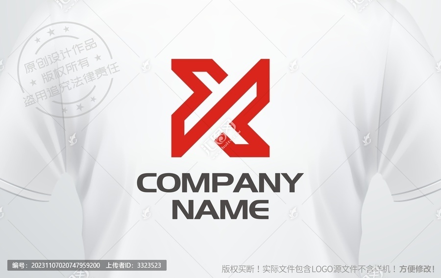 X字母logo