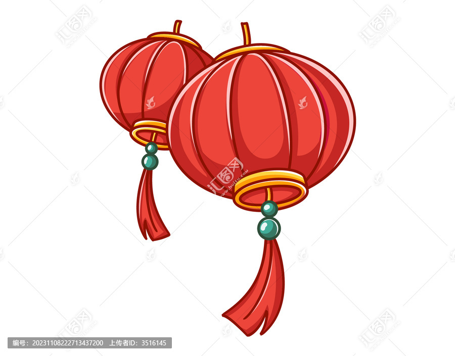 紅色喜慶燈籠